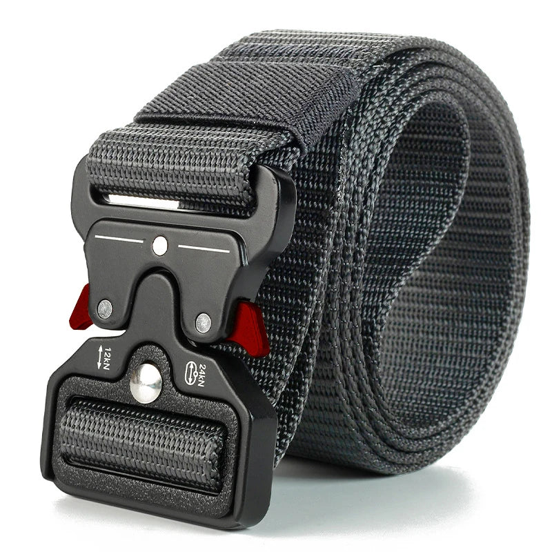 Genuine Tactical Belt Quick Release Outdoor Military Belt Soft Real Nylon Sports Accessories Men And Women Black Belt