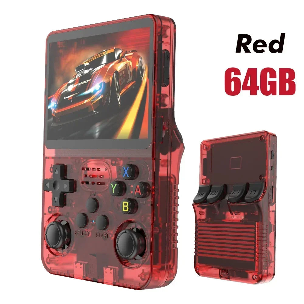 Open Source R36S Retro Handheld Video Game Console Linux System 3.5 Inch IPS Screen Portable Pocket Video Player R35S 64 Games