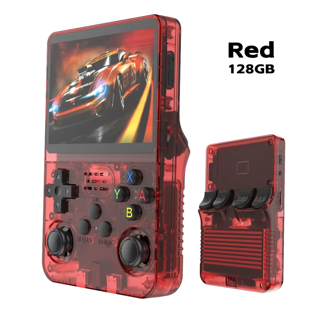 Open Source R36S Retro Handheld Video Game Console Linux System 3.5 Inch IPS Screen Portable Pocket Video Player R35S 64 Games
