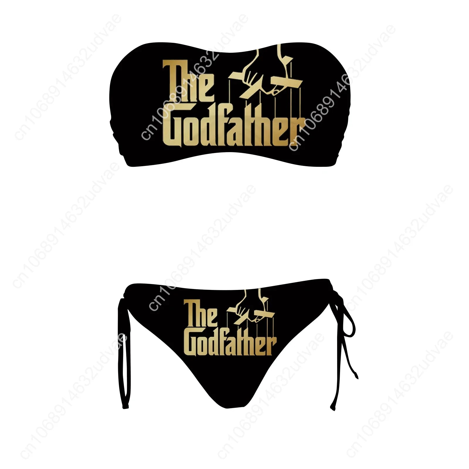 The Godfather Swimsuit Womens Drawstring Two Piece Set Bathing Suits Personalized Swimwear Pool Party Bikini Customize Beachwear
