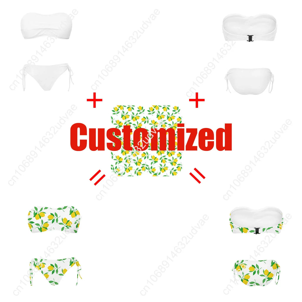 The Godfather Swimsuit Womens Drawstring Two Piece Set Bathing Suits Personalized Swimwear Pool Party Bikini Customize Beachwear