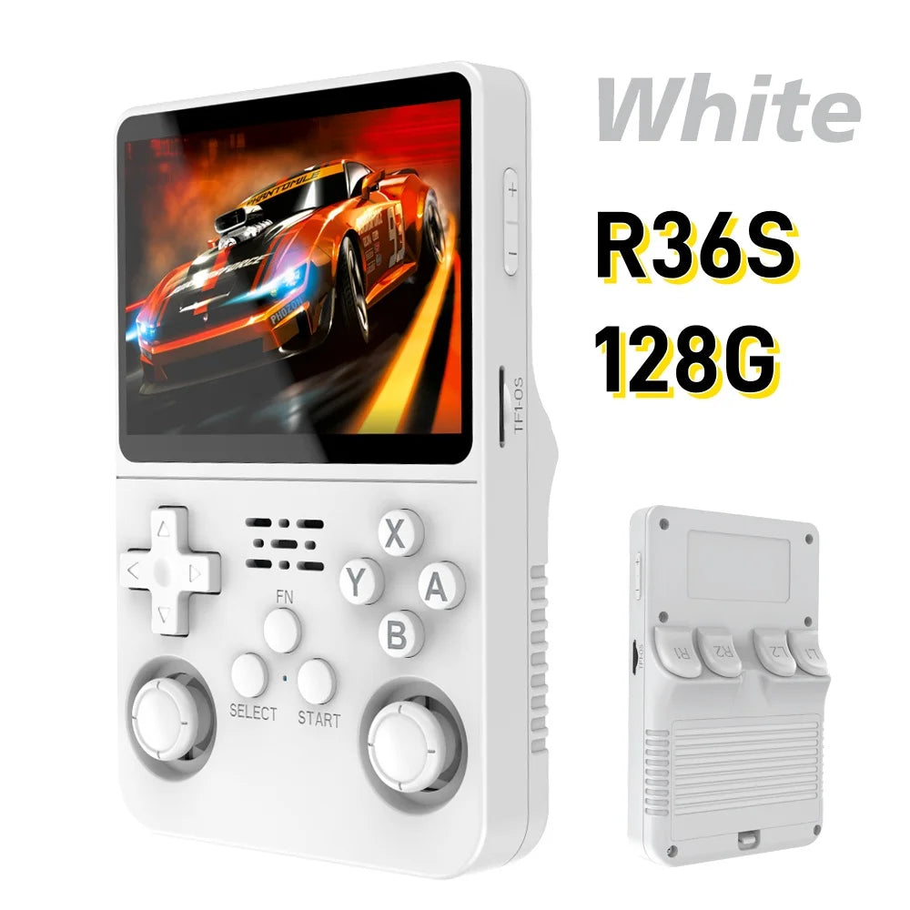Open Source R36S Retro Handheld Video Game Console Linux System 3.5 Inch IPS Screen Portable Pocket Video Player R35S 64 Games
