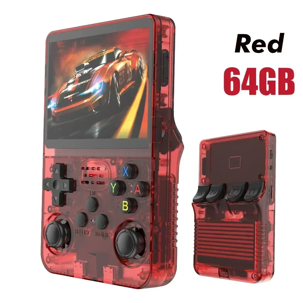 Open Source R36S Retro Handheld Video Game Console Linux System 3.5 Inch IPS Screen Portable Pocket Video Player R35S 64 Games