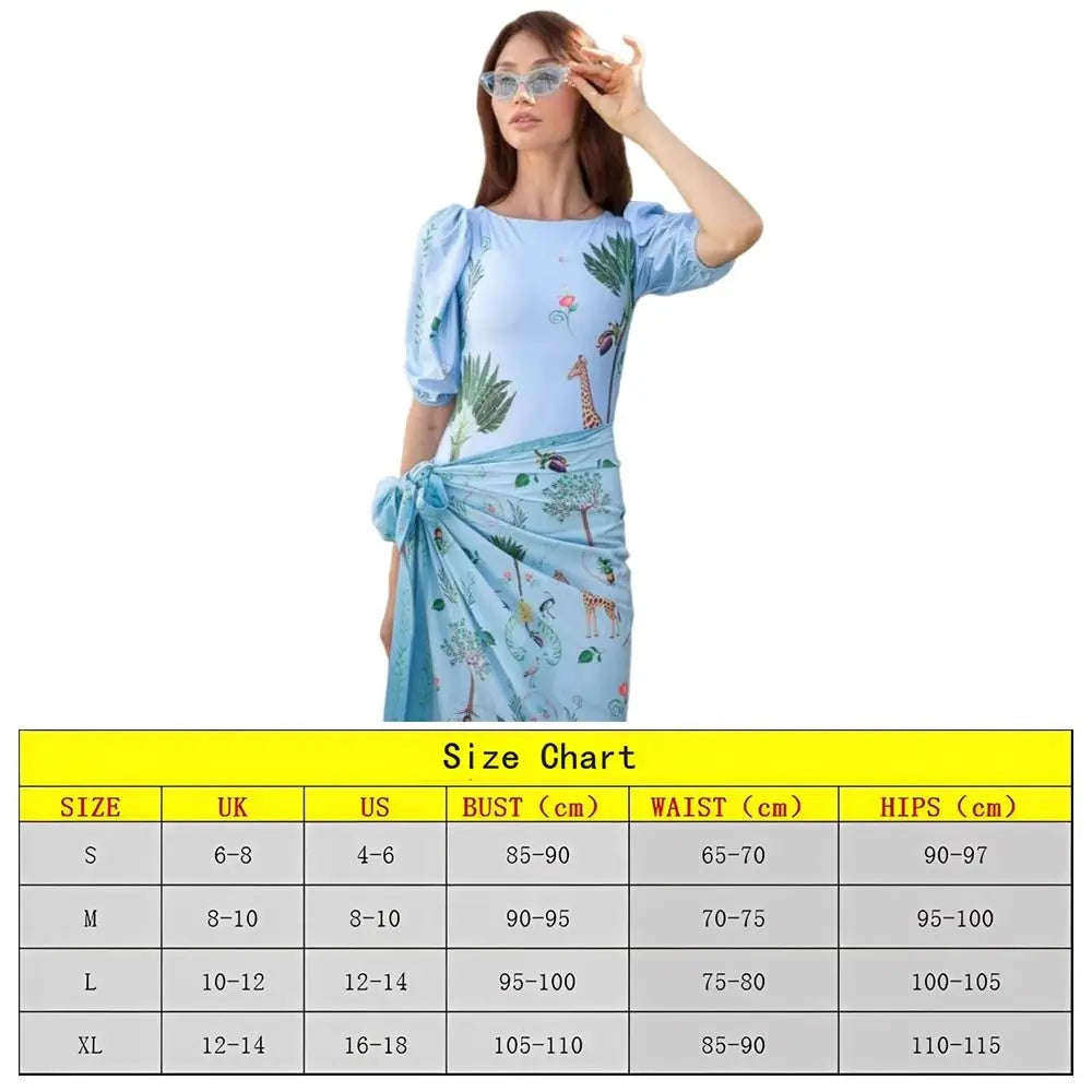 2Pcs/Set Fashion Summer Women's Swimwear Long-Sleeved Sports Women Swimsuit Sunscreen Vintage Beachwear Vacation
