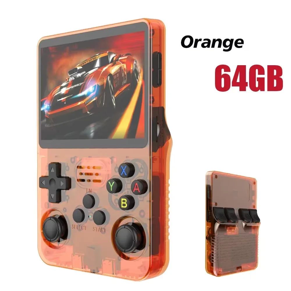 Open Source R36S Retro Handheld Video Game Console Linux System 3.5 Inch IPS Screen Portable Pocket Video Player R35S 64 Games