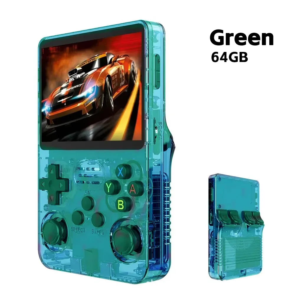 Open Source R36S Retro Handheld Video Game Console Linux System 3.5 Inch IPS Screen Portable Pocket Video Player R35S 64 Games
